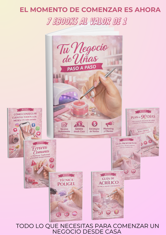 Tu negocio de uñas paso a paso